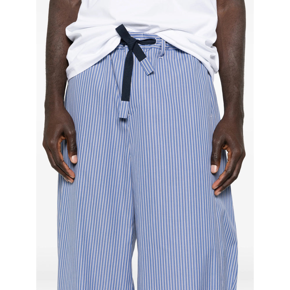 Sacai Blue Trousers - Cropped Trousers Men SACAI