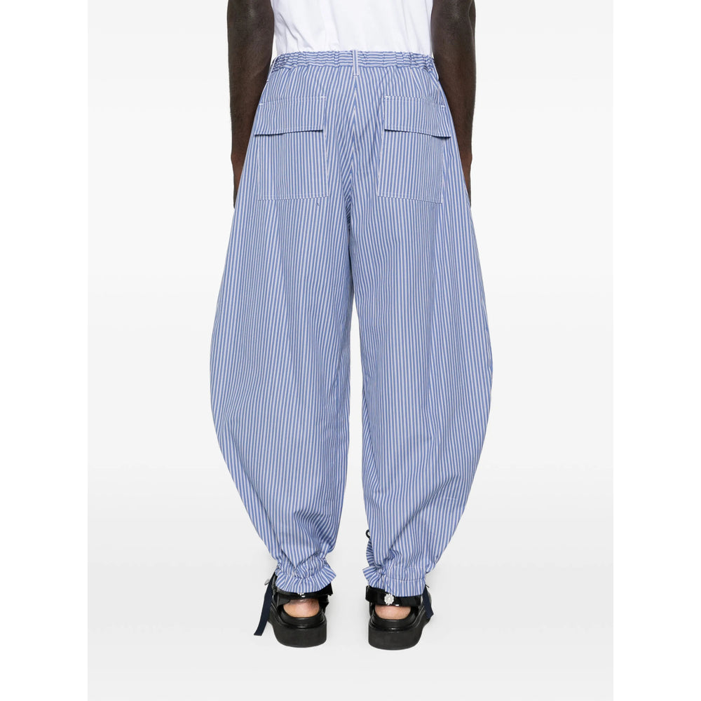 Sacai Blue Trousers - Cropped Trousers Men SACAI