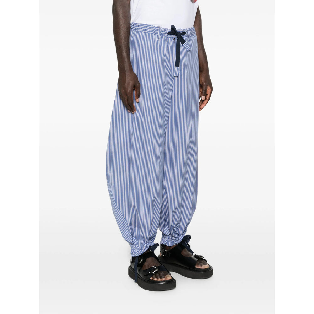 Sacai Blue Trousers - Cropped Trousers Men SACAI