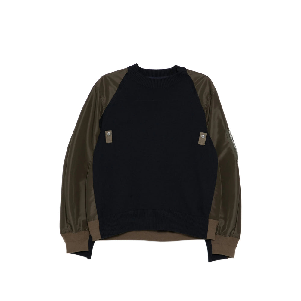 Sacai Black Sweaters & Knitwear - Sweatshirts Men SACAI