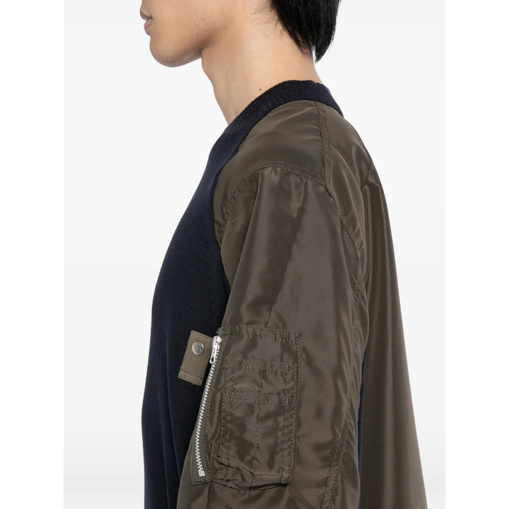 Sacai Black Sweaters & Knitwear - Sweatshirts Men SACAI