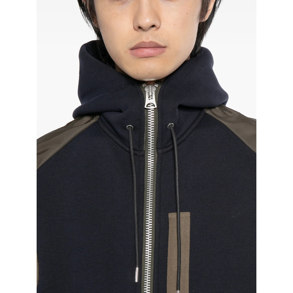 Sacai Blue Jackets - Hooded Jackets Men SACAI