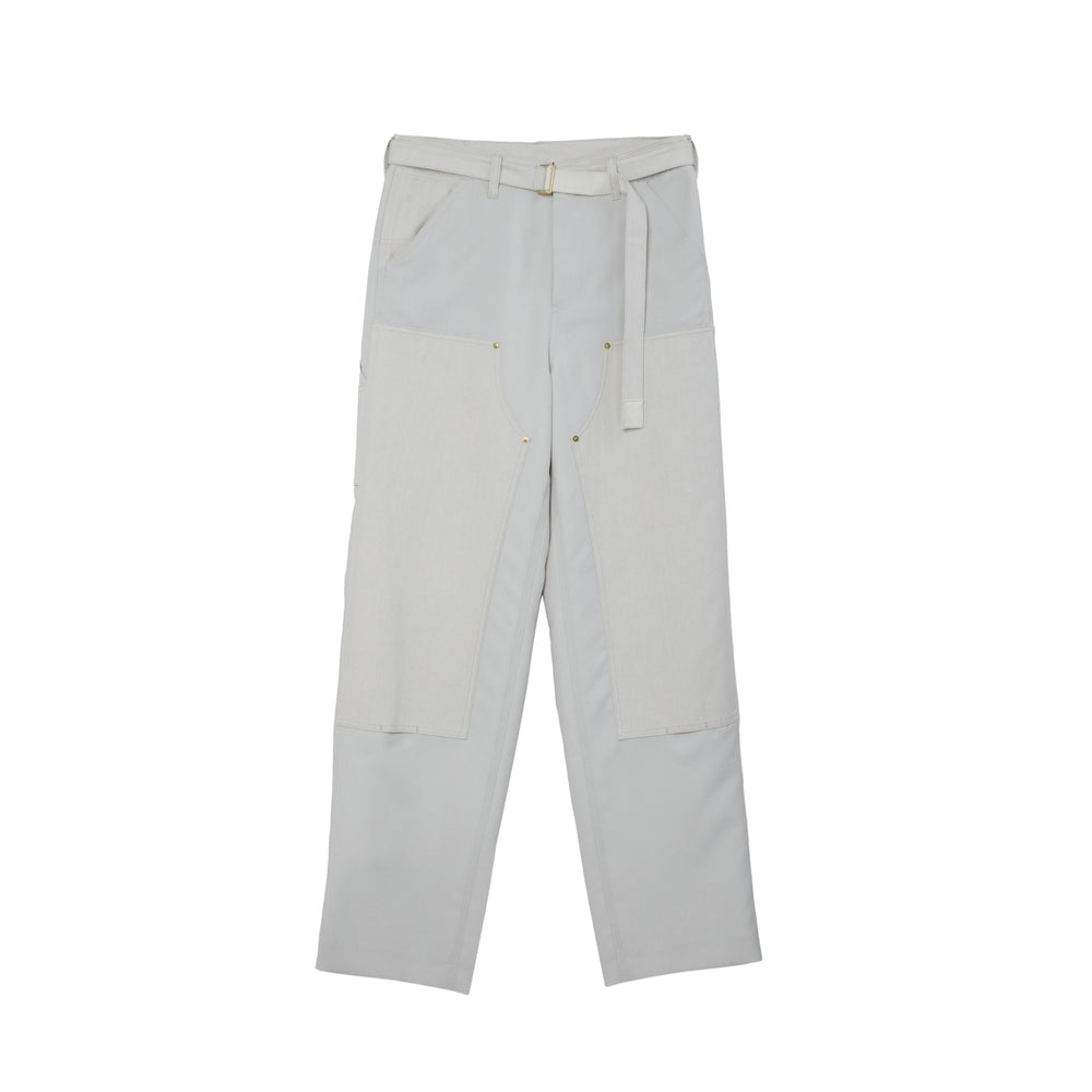 Sacai X Carhartt Neutrals Trousers - Regular & Straight-Leg Trousers Men Sacai X Carhartt