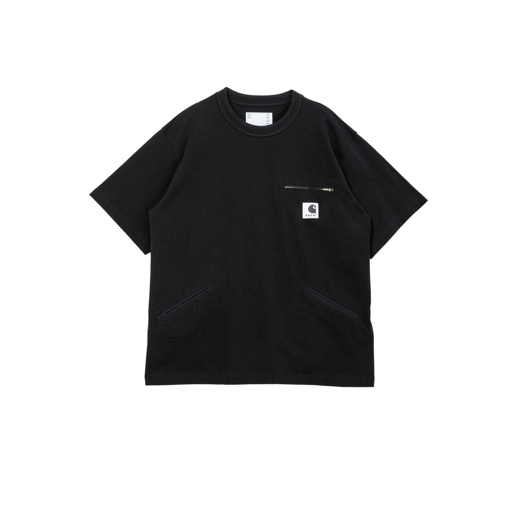 Sacai X Carhartt Black T-Shirts & Vests - T-Shirts Men Sacai X Carhartt