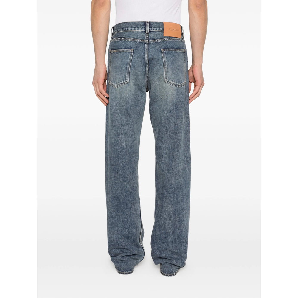 Jw Anderson Blue Denim - Regular & Straight-Leg Jeans Men J.W. ANDERSON