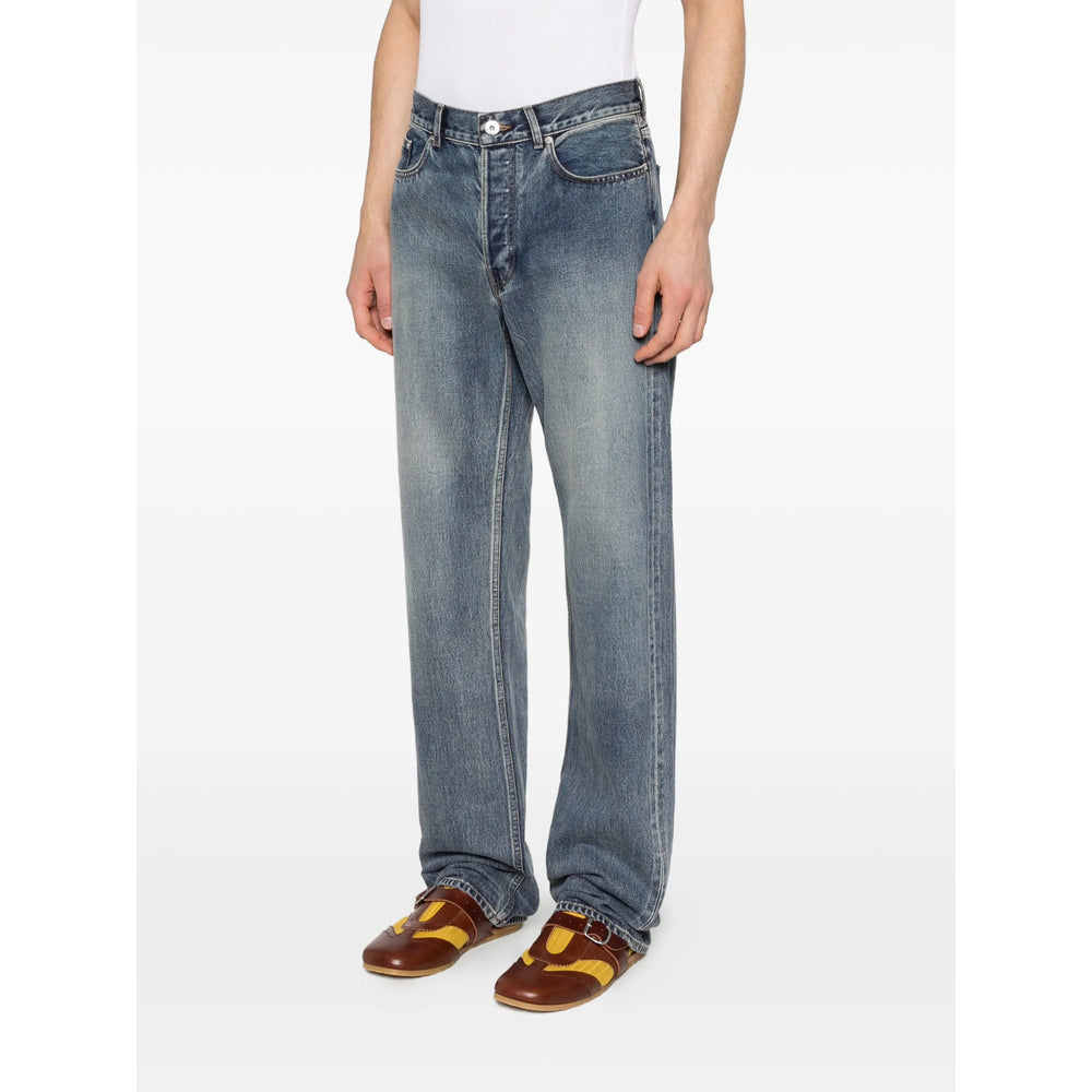 Jw Anderson Blue Denim - Regular & Straight-Leg Jeans Men J.W. ANDERSON