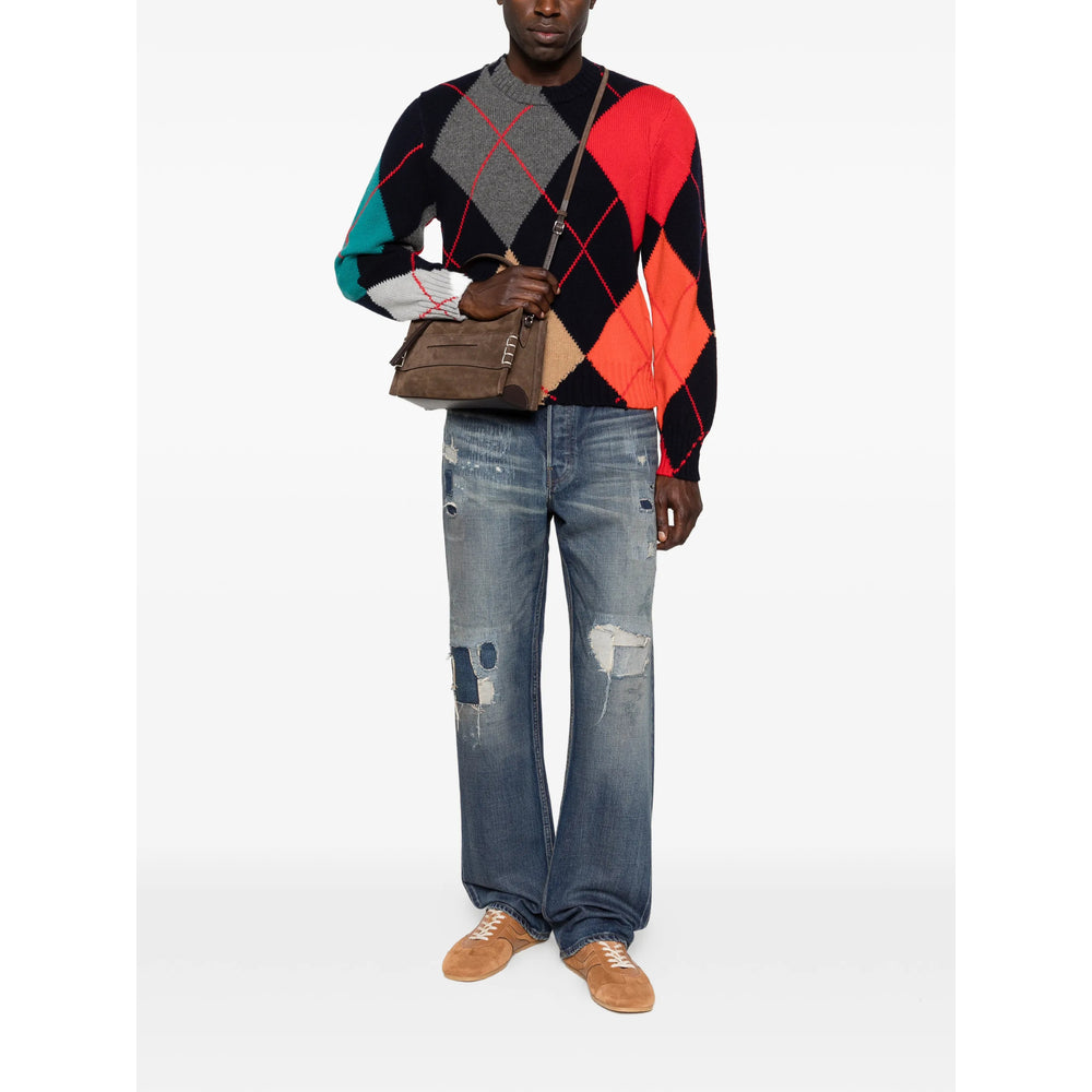 Jw Anderson Blue Denim - Regular & Straight-Leg Jeans Men J.W. ANDERSON