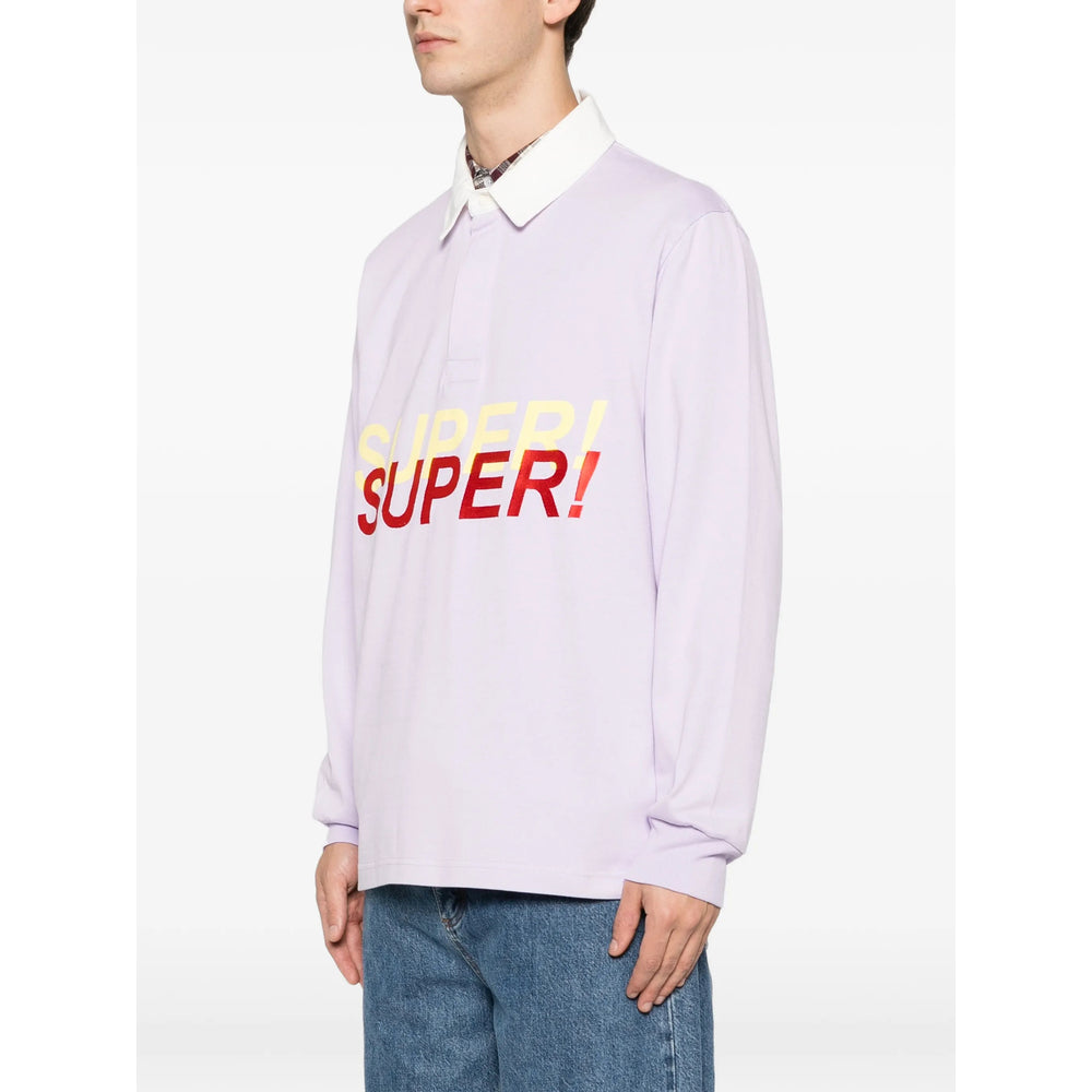 Jw Anderson Purple Polo Shirts Men J.W. ANDERSON