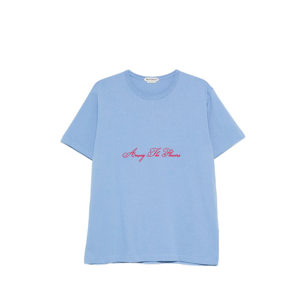 Jw Anderson Blue T-Shirts & Vests - T-Shirts Men J.W. ANDERSON