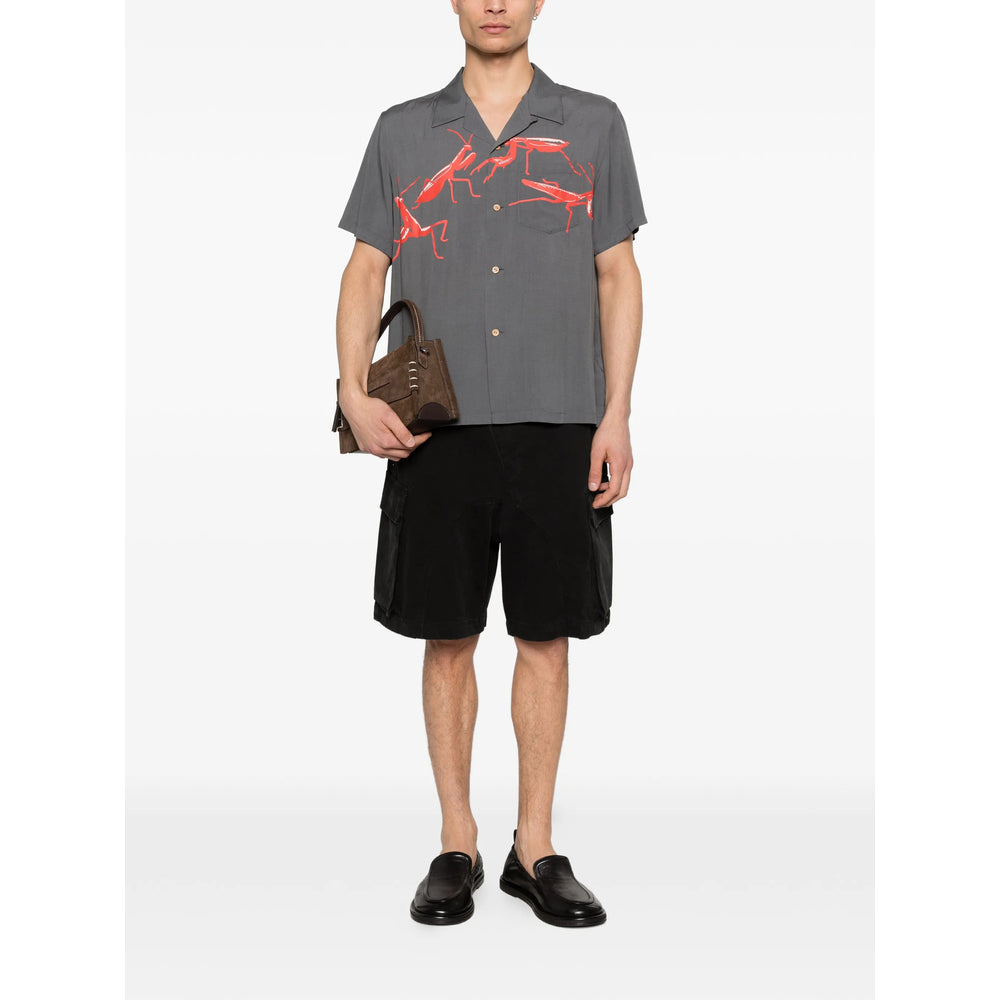 Jw Anderson Grey Shirts Men J.W. ANDERSON