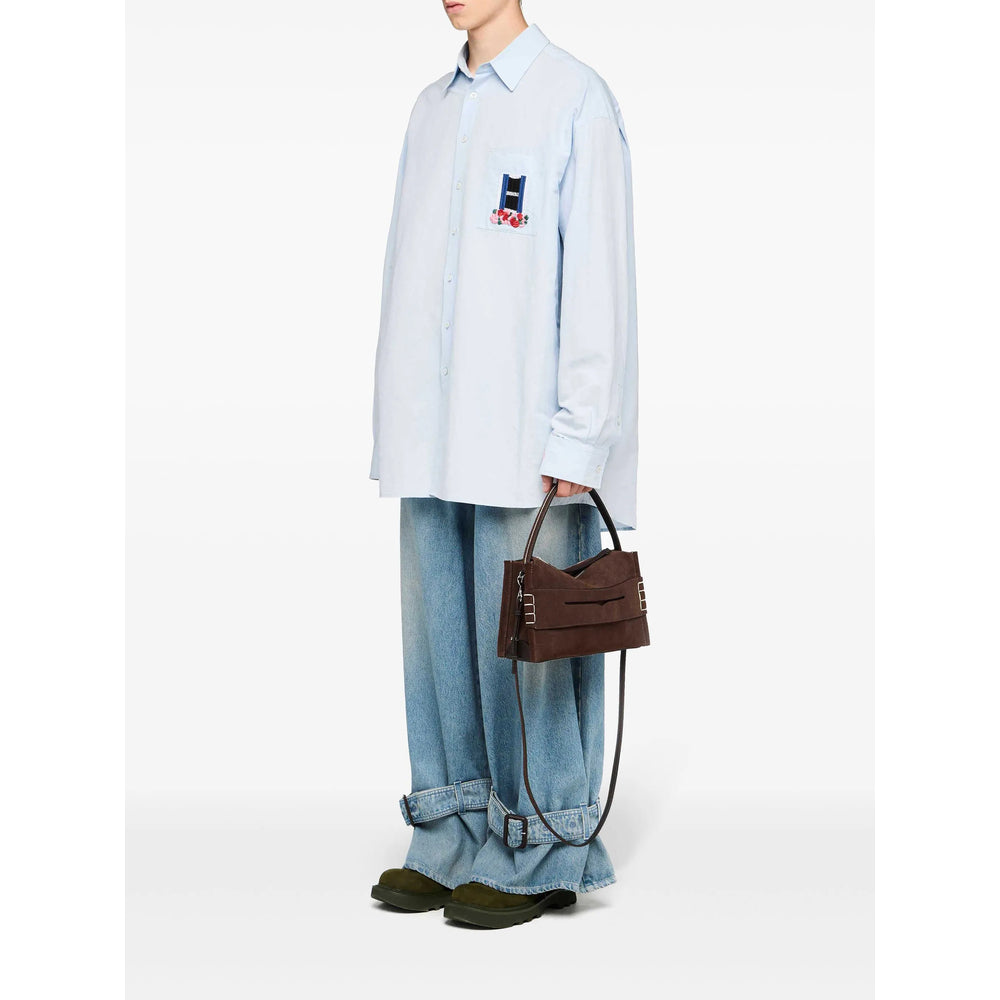 Jw Anderson Brown Shoulder Bags Men J.W. ANDERSON