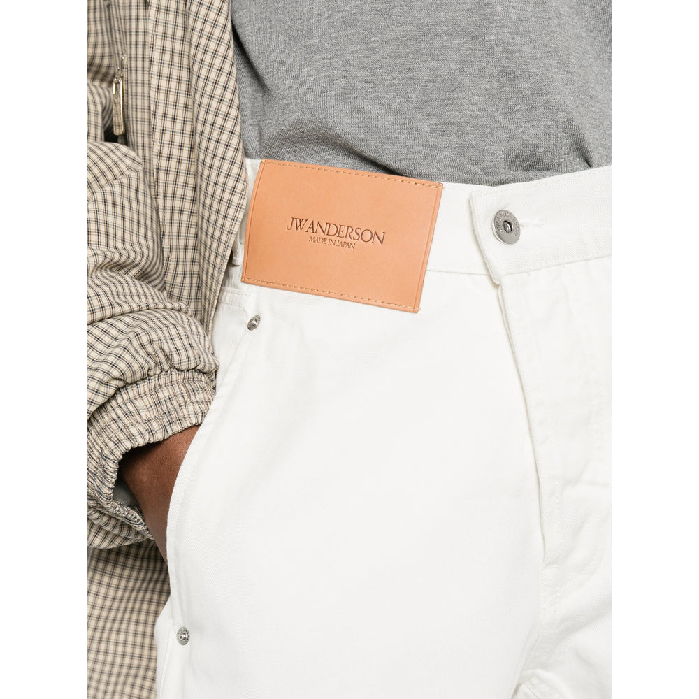 Jw Anderson White Denim - Wide-Leg Jeans Women J.W. ANDERSON