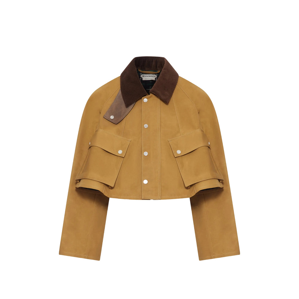 Jw Anderson Neutrals Jackets - Cropped Jackets Women J.W. ANDERSON