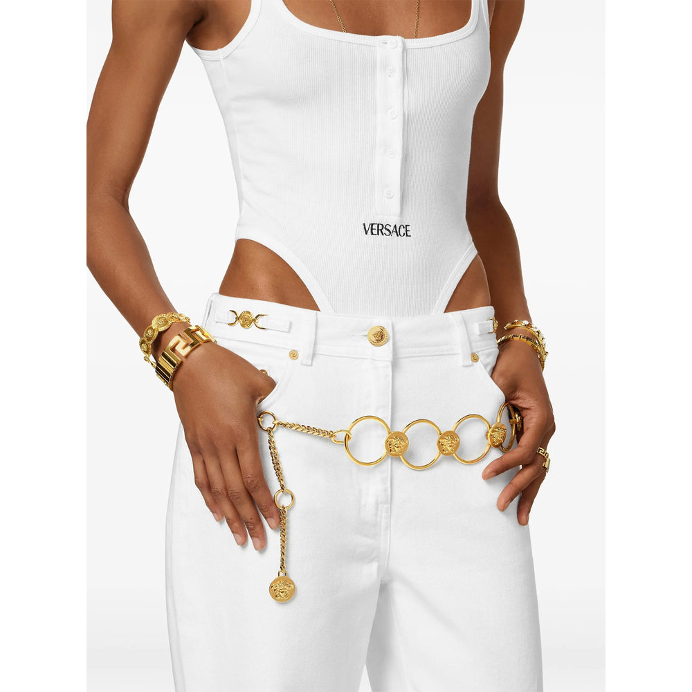 Versace Gold Tote Bags Women VERSACE