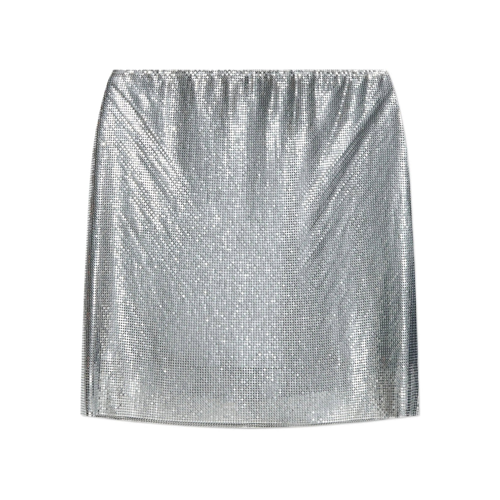 Versace Silver Skirts Women VERSACE