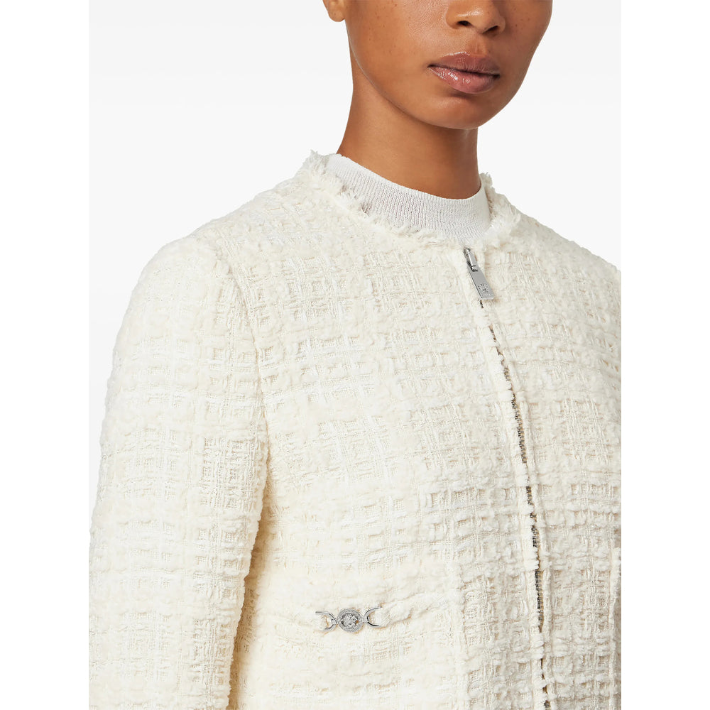 Versace Neutrals Jackets - Cropped Jackets Women VERSACE