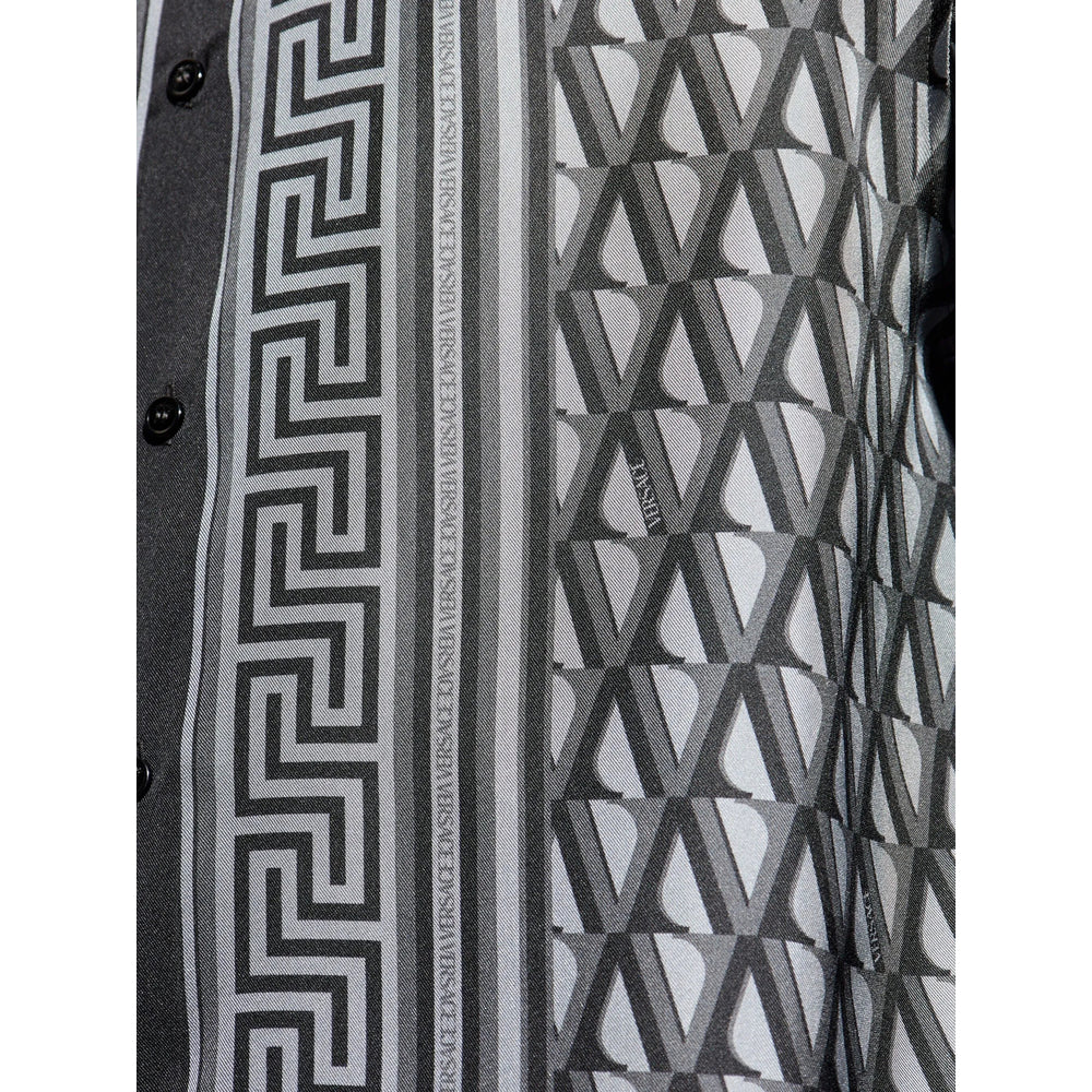 Versace Grey Shirts Men