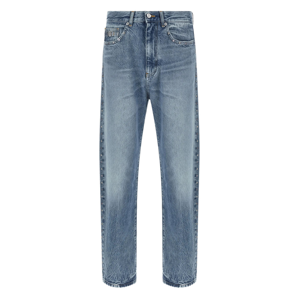 Versace Blue Denim - Regular & Straight-Leg Jeans Men VERSACE