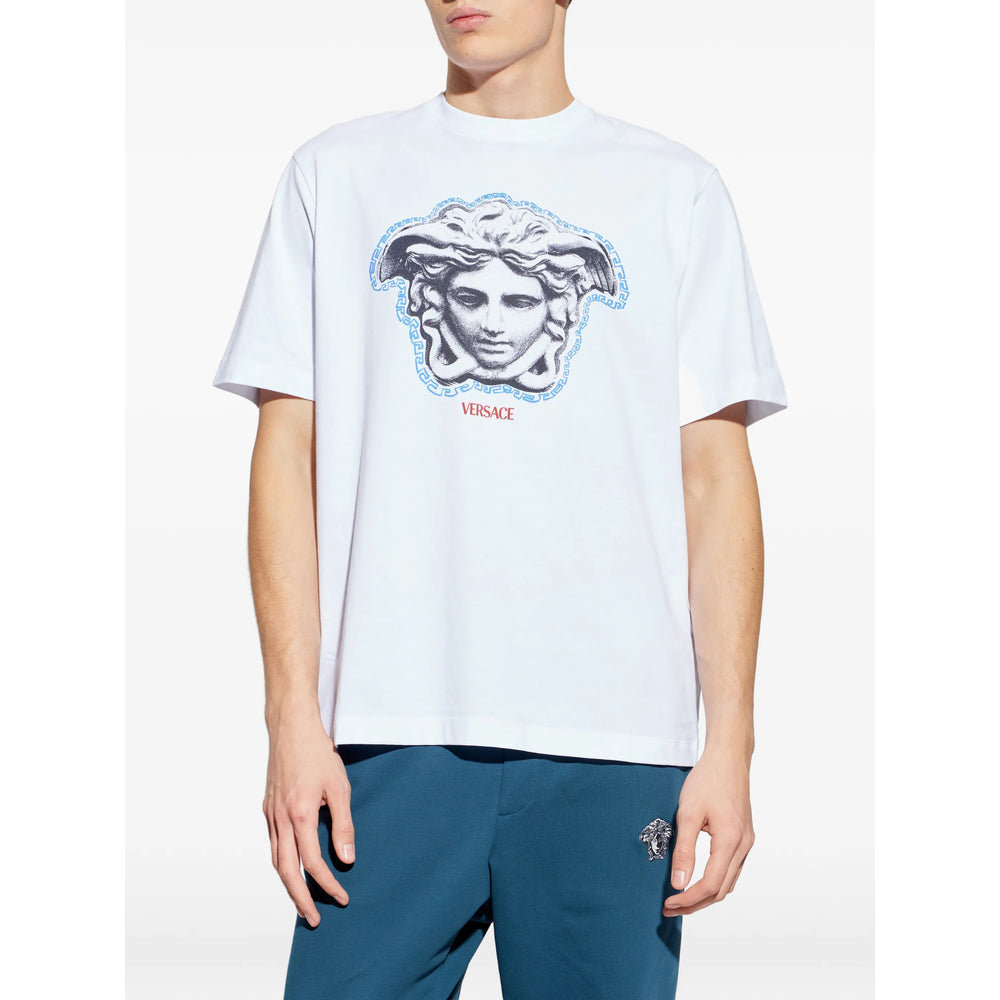 Versace White T-Shirts & Vests - T-Shirts Men VERSACE