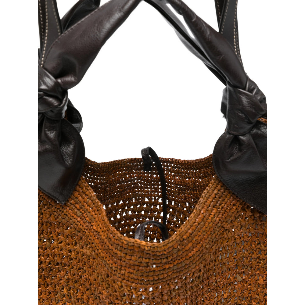 Hereu Brown Tote Bags Women HEREU