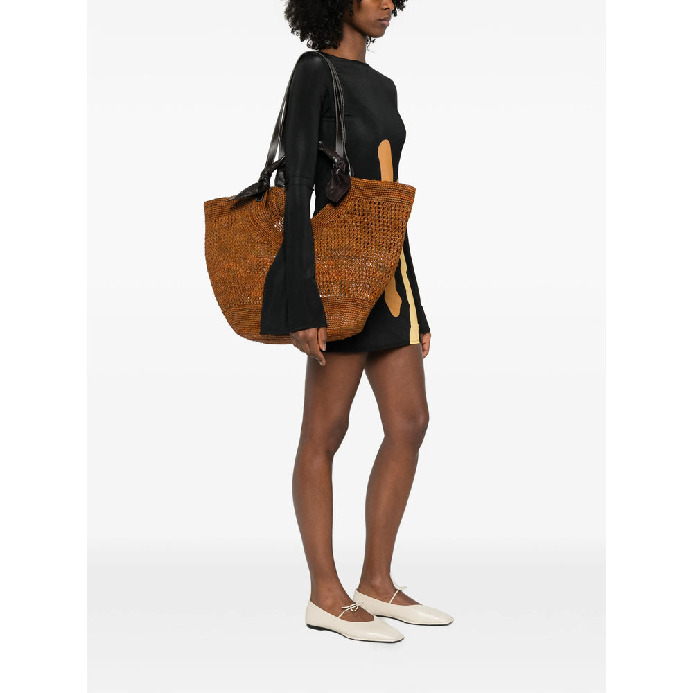 Hereu Brown Tote Bags Women HEREU