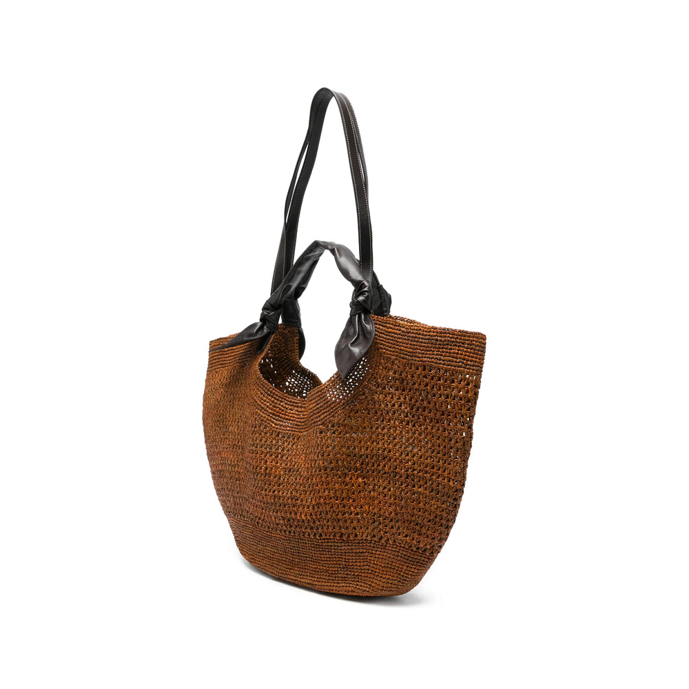 Hereu Brown Tote Bags Women HEREU