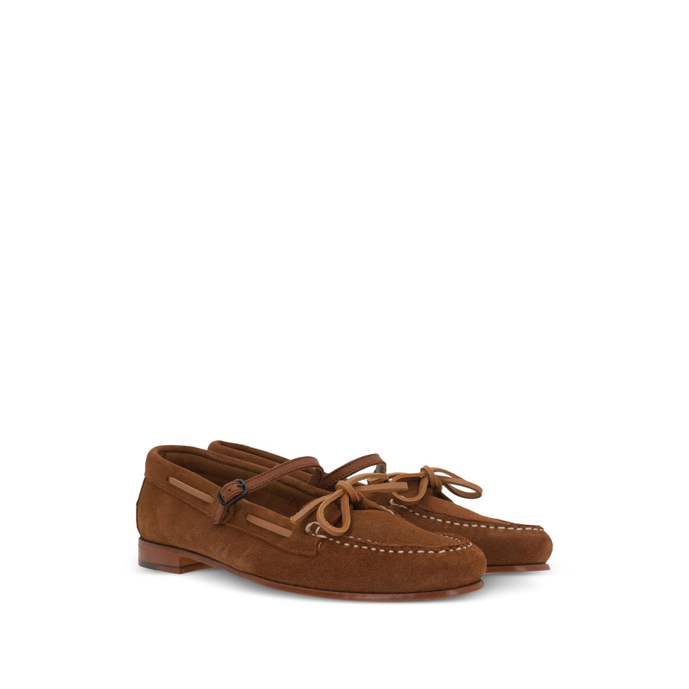 Hereu Brown Loafers Women HEREU