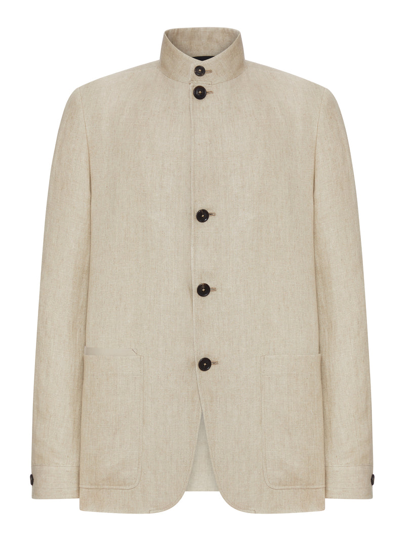 Zegna Men Oasi Lino Chore Jacket ZEGNA