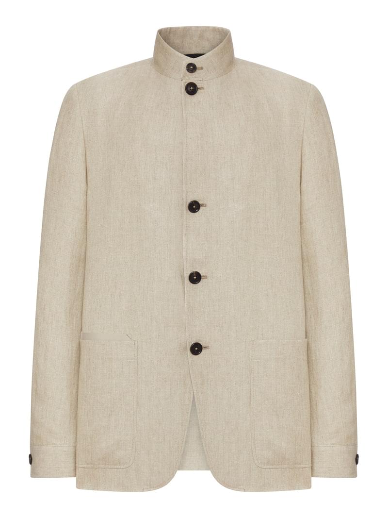 Zegna Men Oasi Lino Chore Jacket ZEGNA