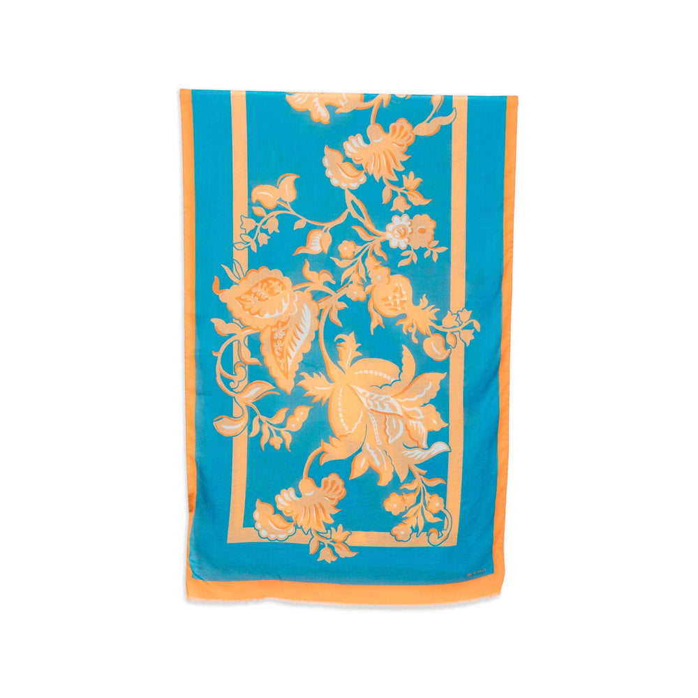 Etro Blue Scarves Women ETRO