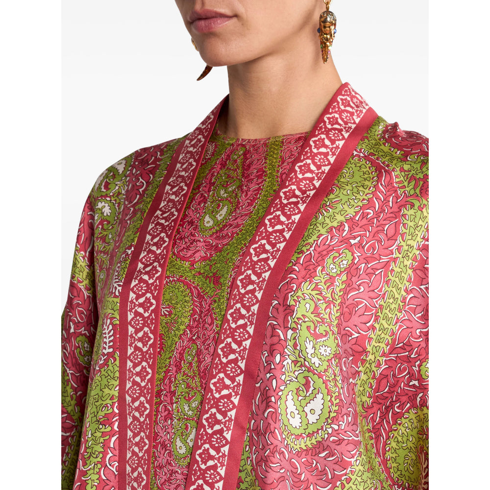 Etro Pink Jackets - Oversized Jackets Women ETRO