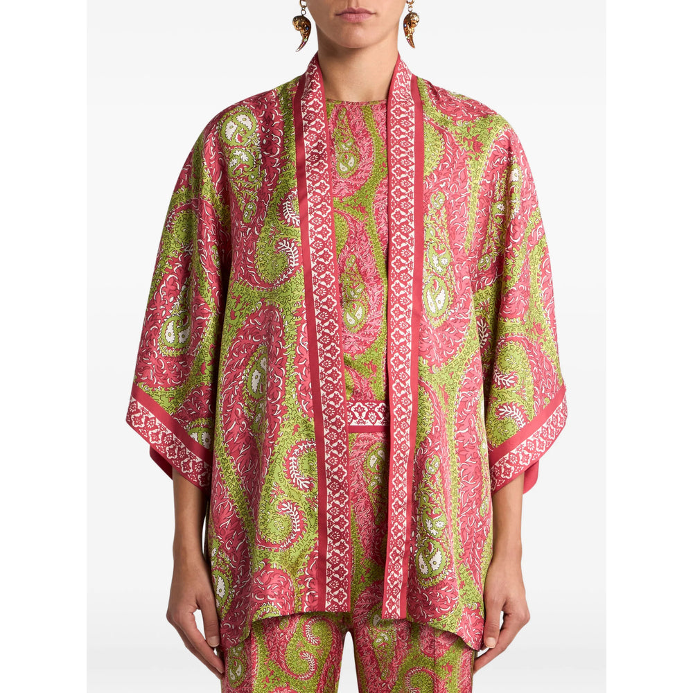 Etro Pink Jackets - Oversized Jackets Women ETRO