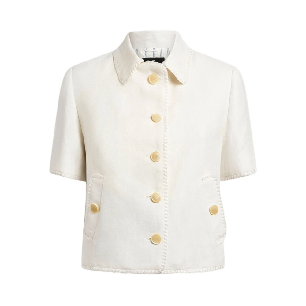 Etro Neutrals Jackets - Cropped Jackets Women ETRO