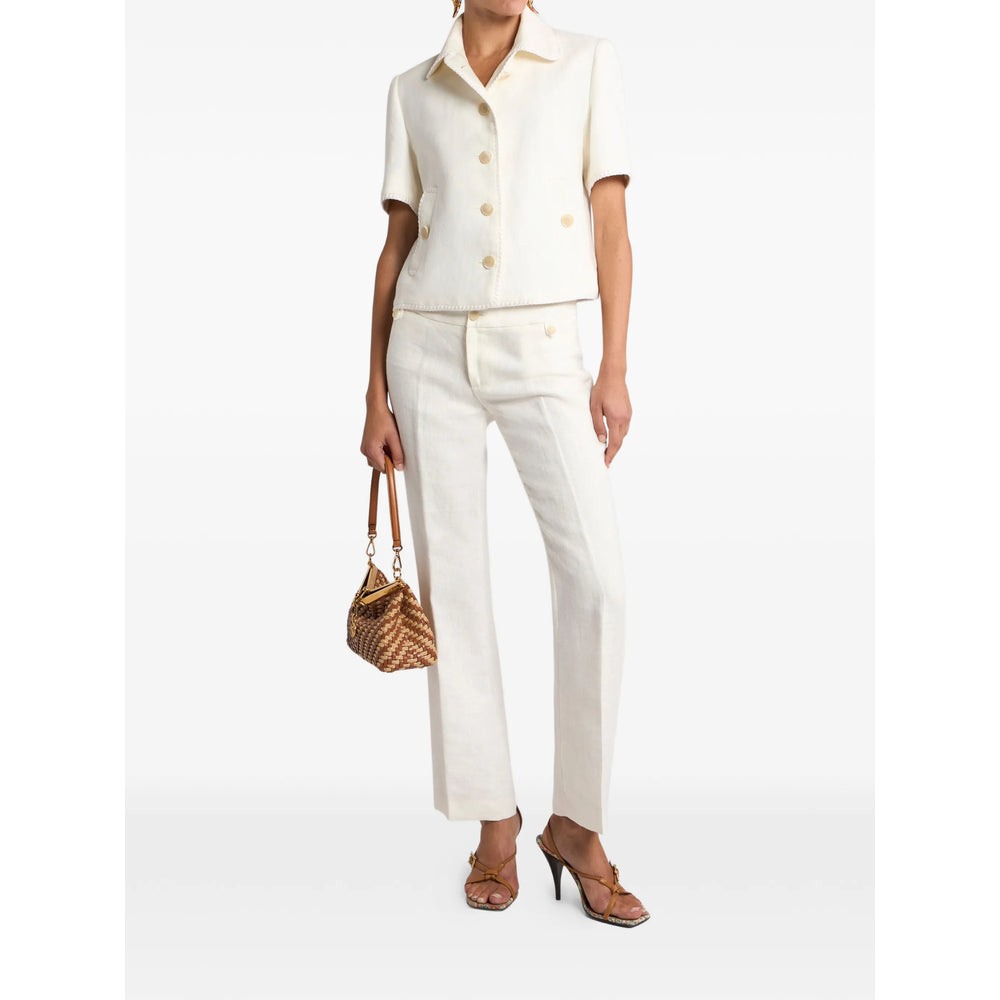 Etro Neutrals Jackets - Cropped Jackets Women ETRO
