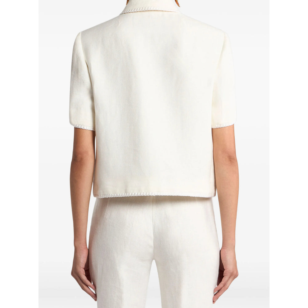 Etro Neutrals Jackets - Cropped Jackets Women ETRO