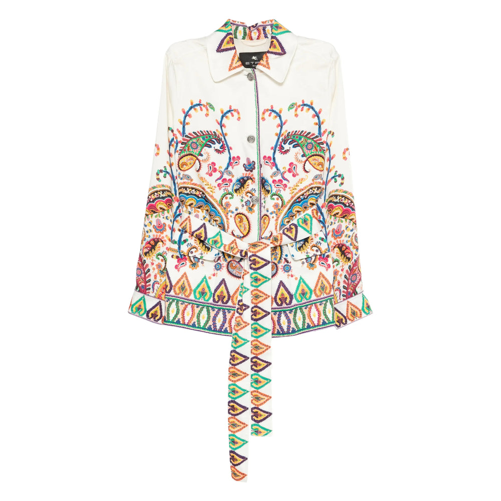 Etro Neutrals Jackets - Fitted Jackets Women ETRO