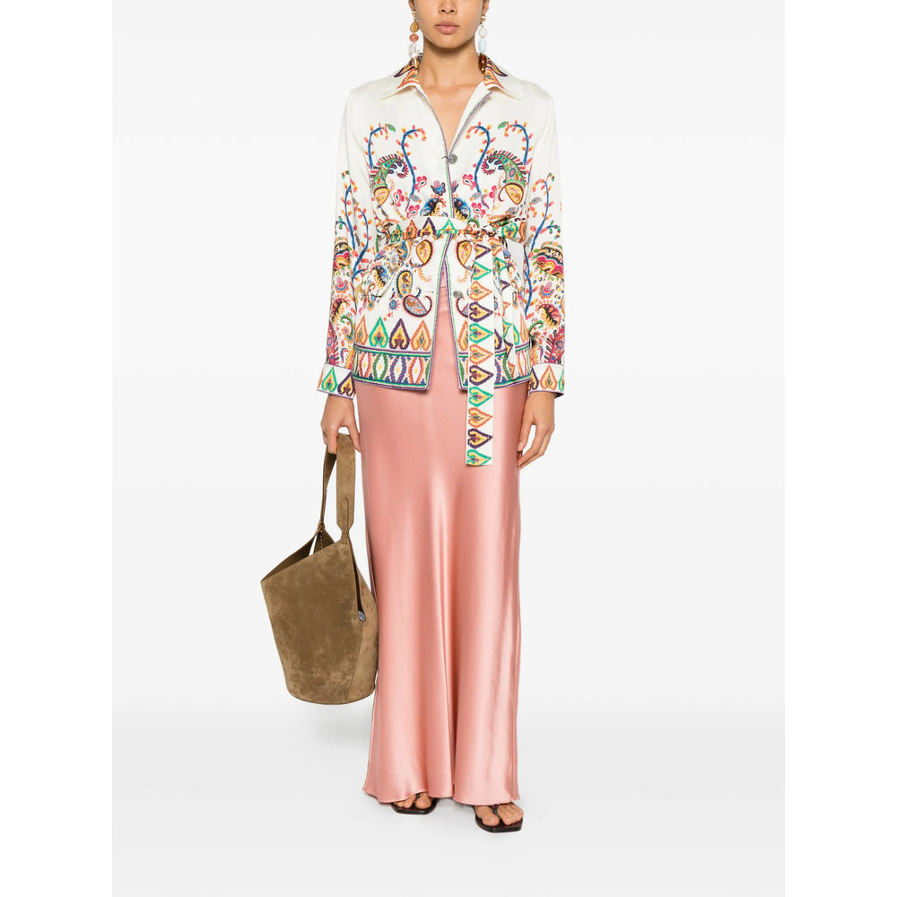 Etro Neutrals Jackets - Fitted Jackets Women ETRO