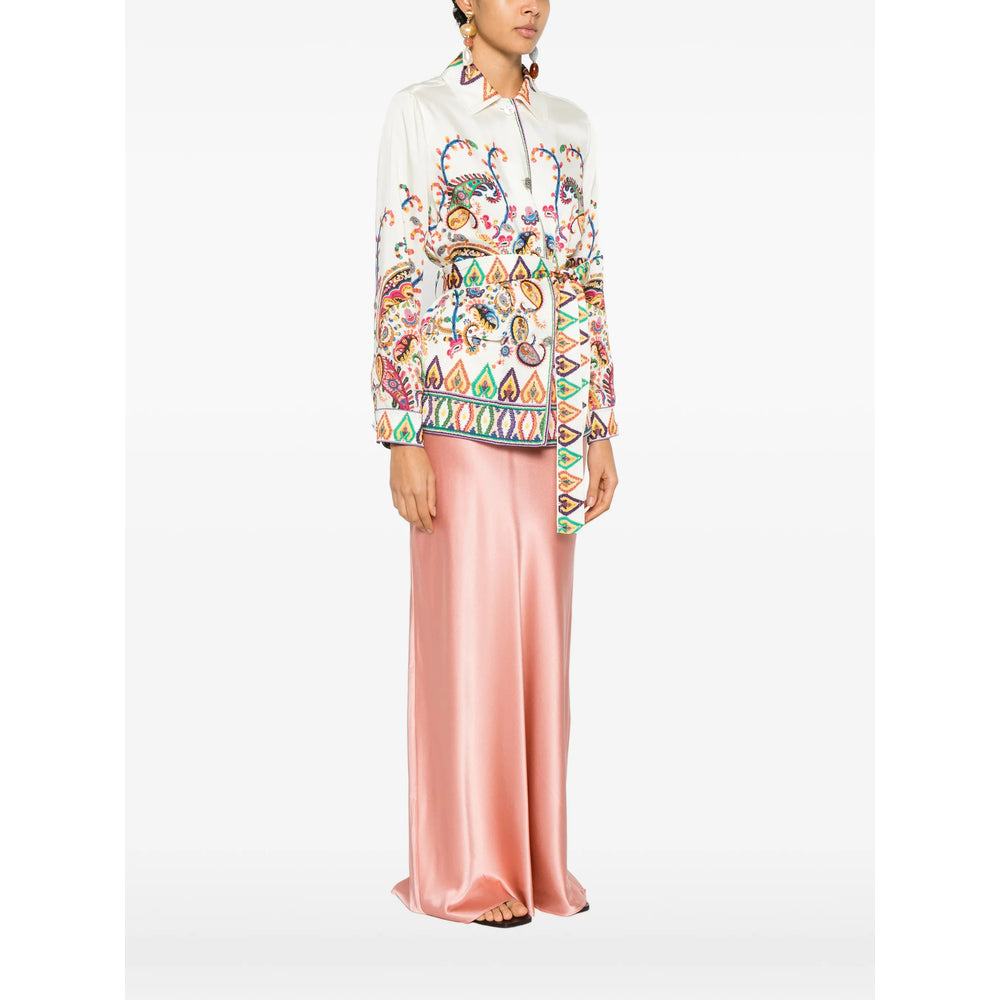 Etro Neutrals Jackets - Fitted Jackets Women ETRO