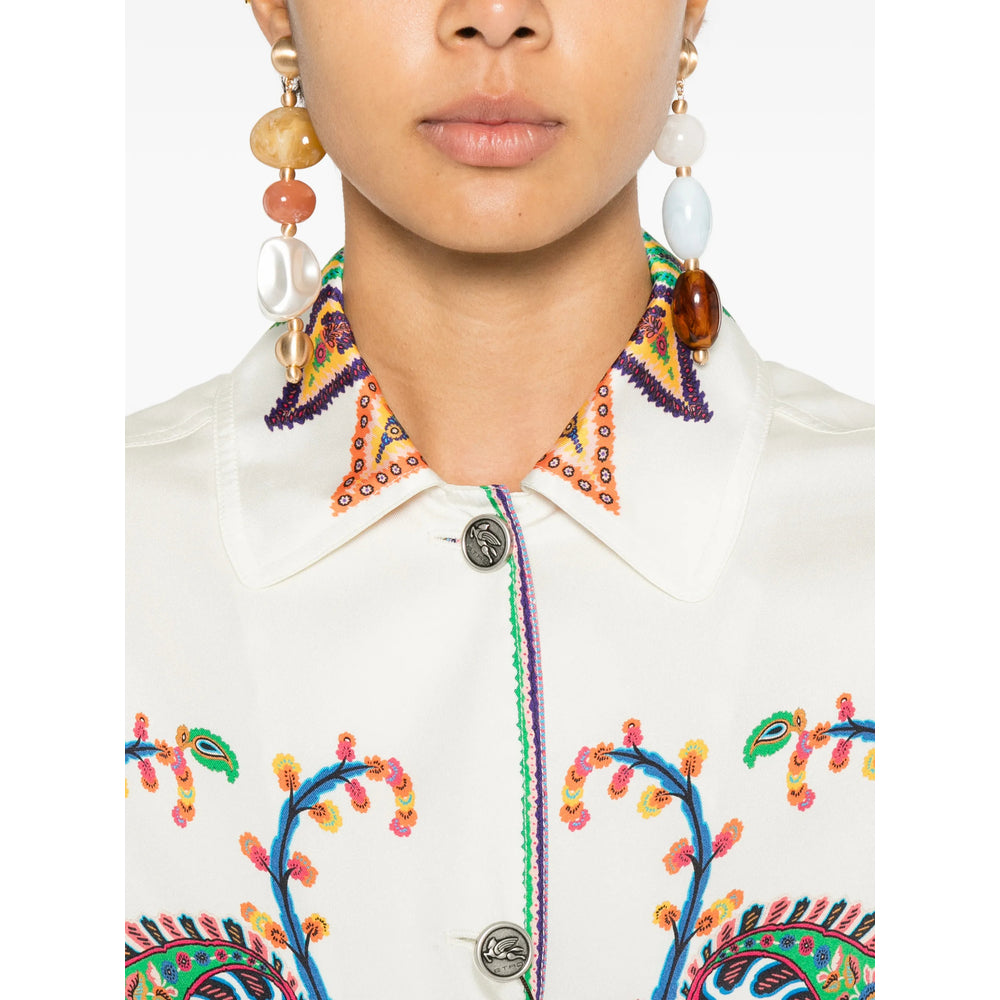 Etro Neutrals Jackets - Fitted Jackets Women ETRO