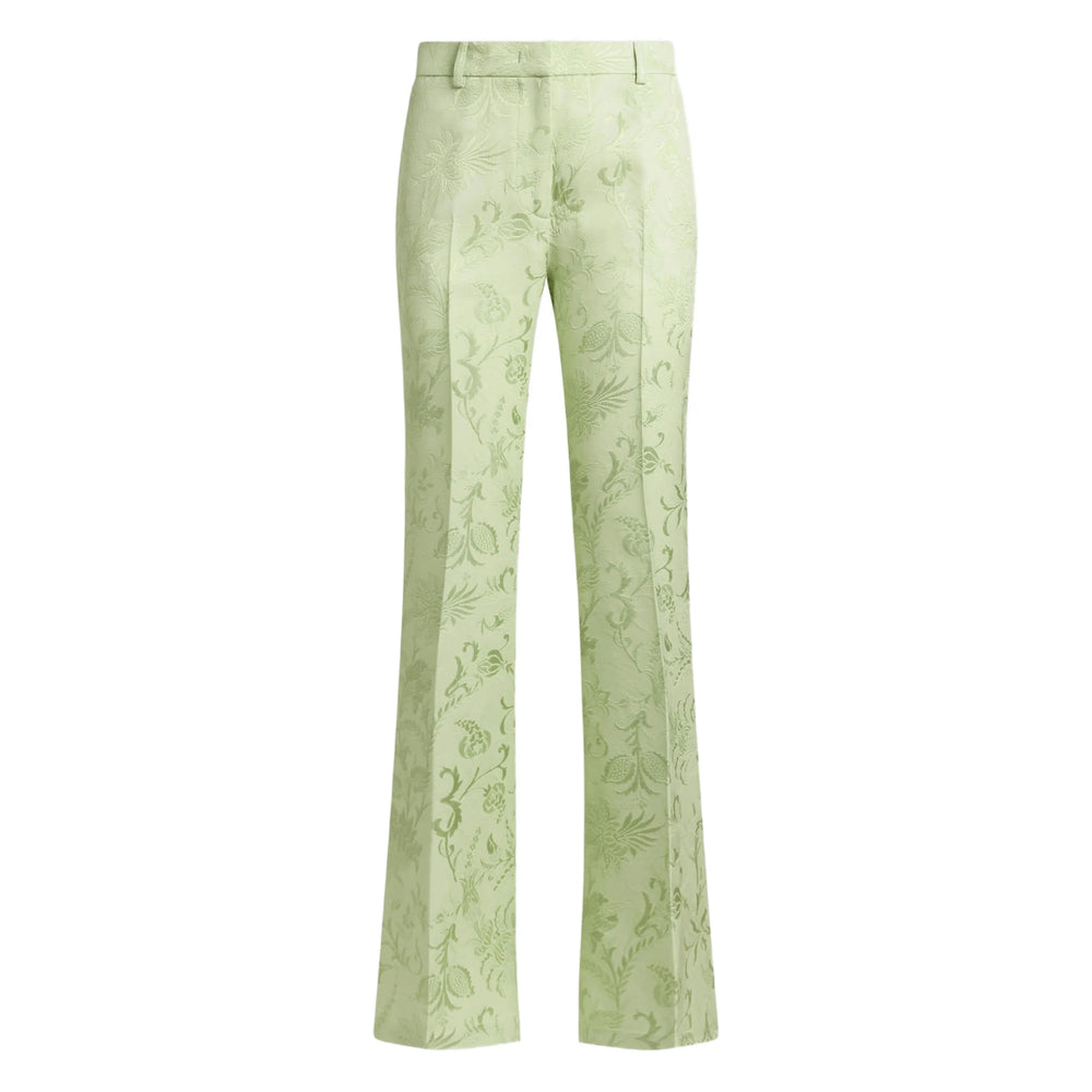 Etro Green Trousers - Flared Trousers Women ETRO