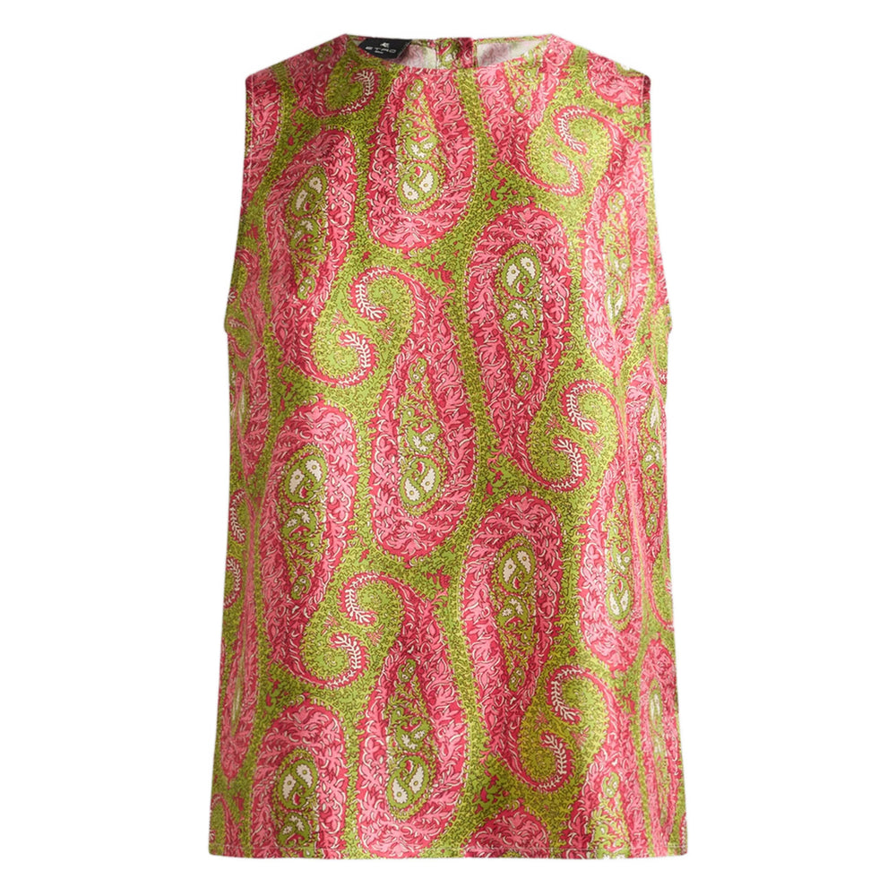 Etro Pink Tops - Vests & Tank Tops Women ETRO