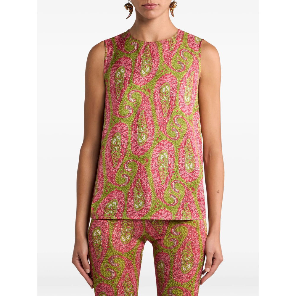 Etro Pink Tops - Vests & Tank Tops Women ETRO