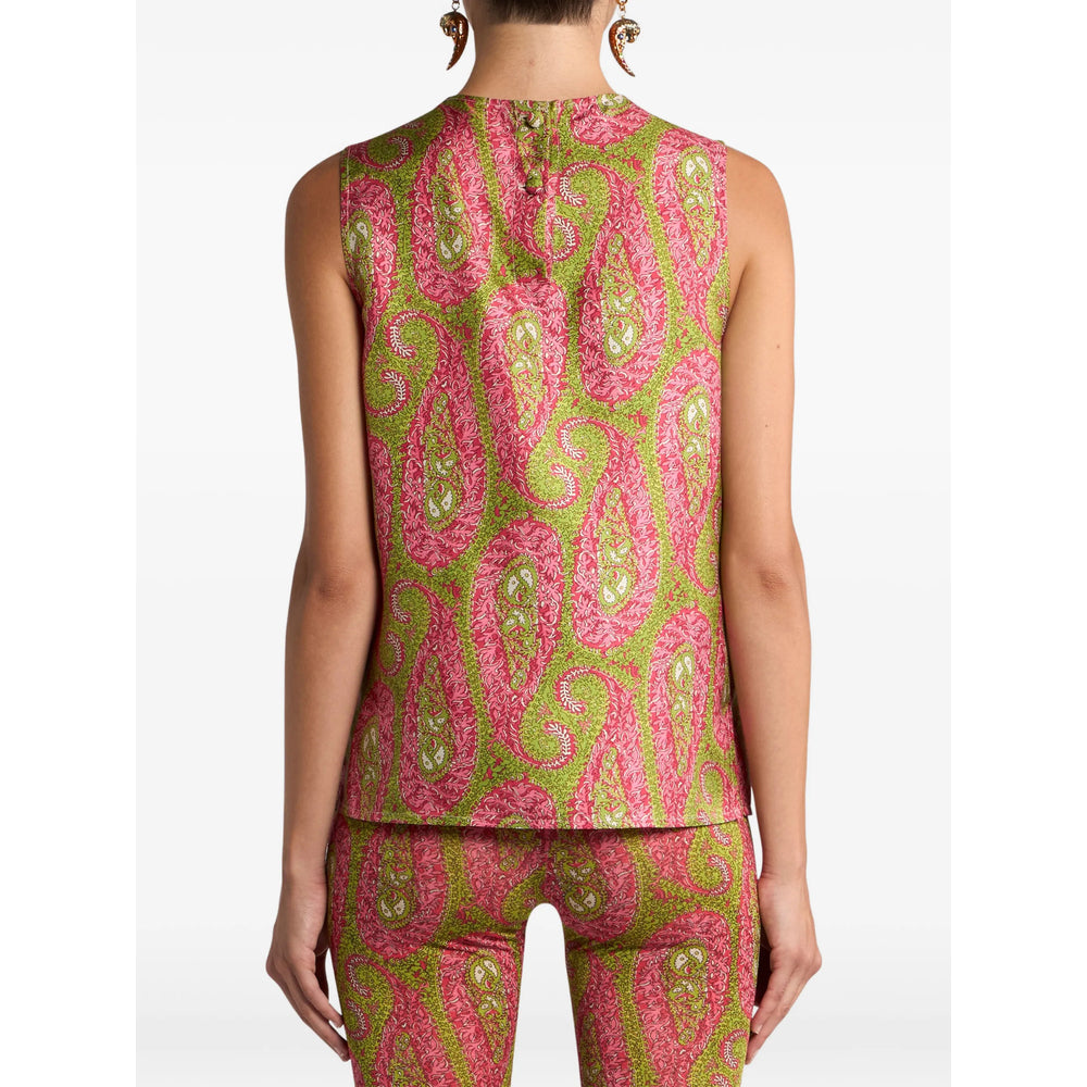 Etro Pink Tops - Vests & Tank Tops Women ETRO