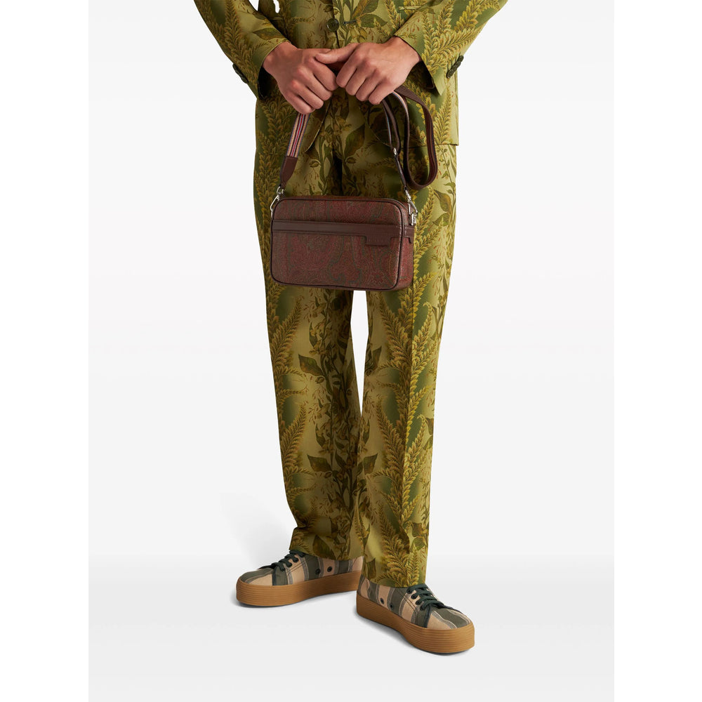 Etro Brown Messenger Bags Men ETRO