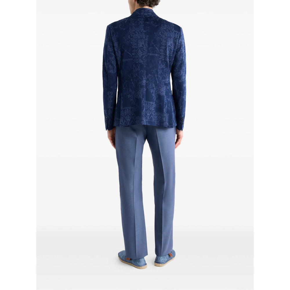 Etro Blue Jackets - Suit & Dinner Jackets Men ETRO