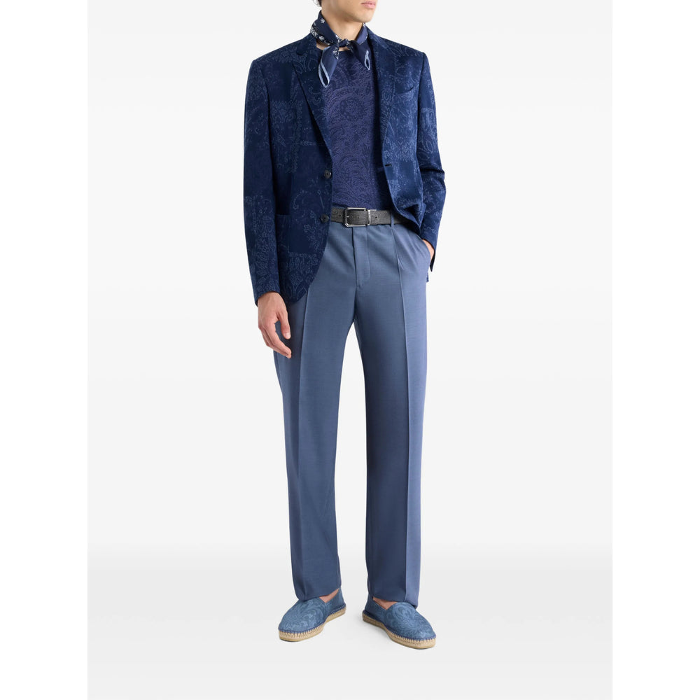 Etro Blue Jackets - Suit & Dinner Jackets Men ETRO