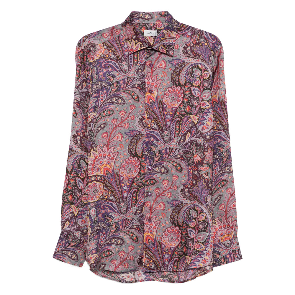 Etro Purple Shirts Men ETRO