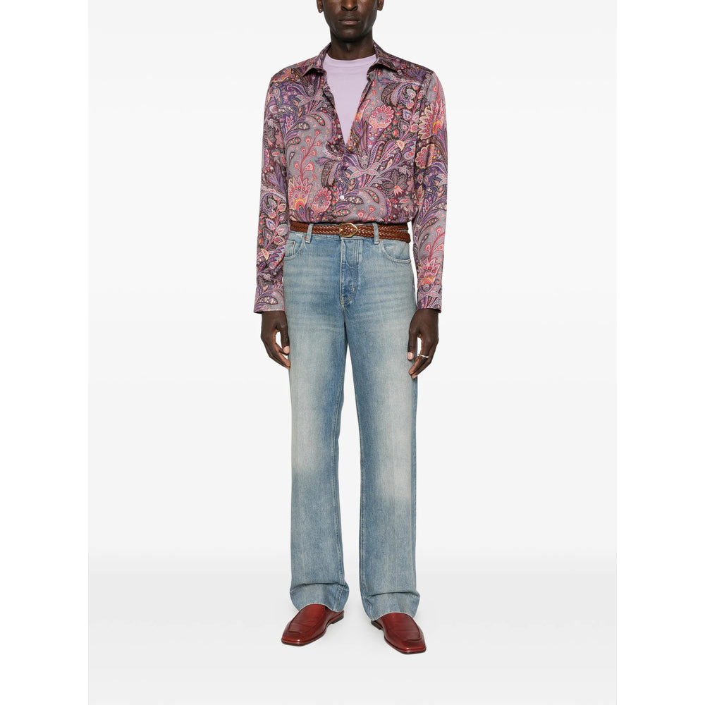 Etro Purple Shirts Men ETRO