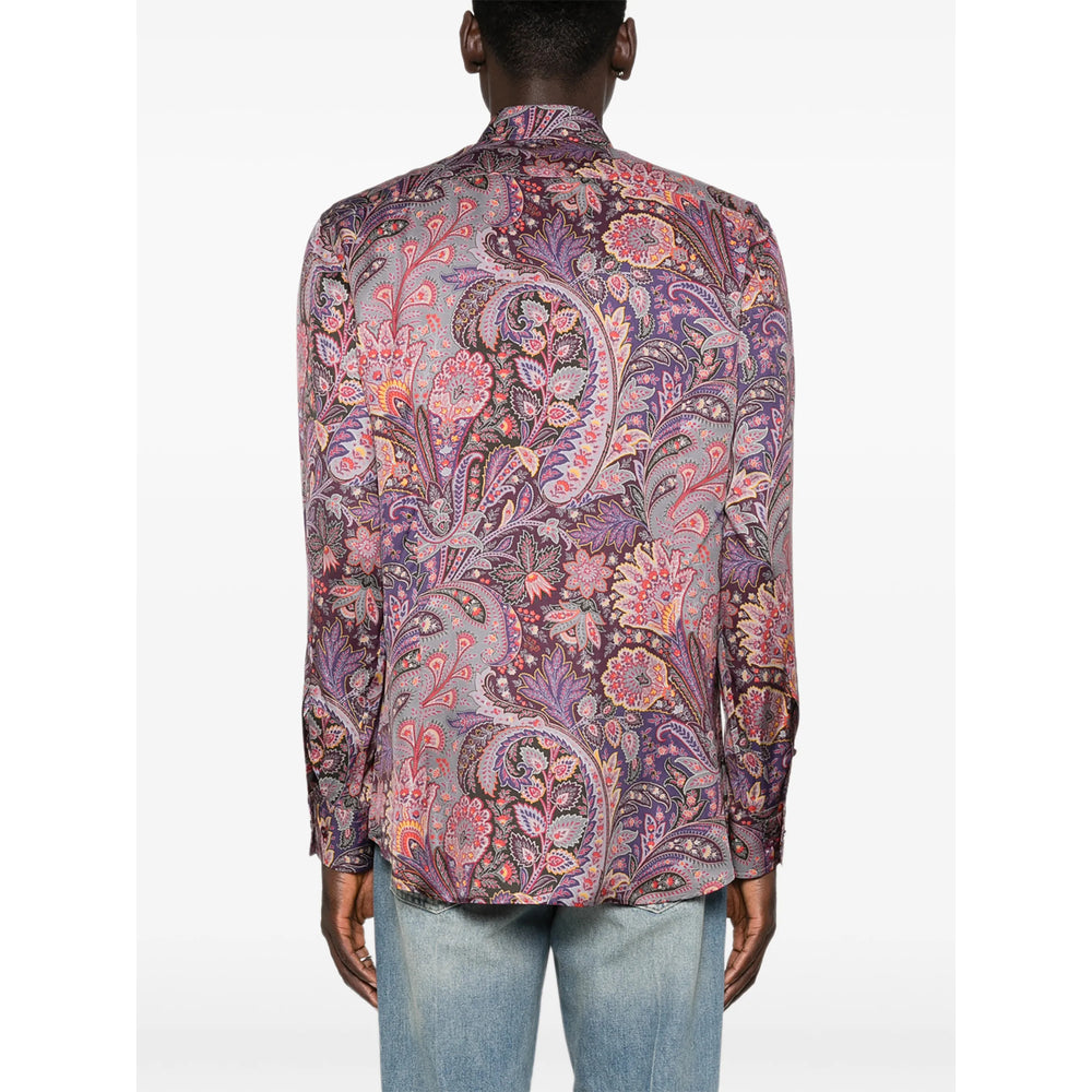 Etro Purple Shirts Men ETRO