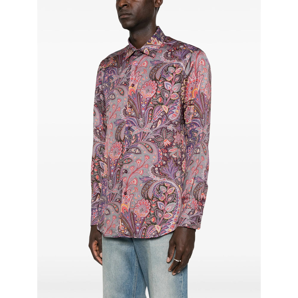 Etro Purple Shirts Men ETRO